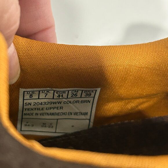 Skechers Shoes Men’s Size 8WW Color Gray Orange Extra Wide Fit Air-Cooled - Picture 11 of 12